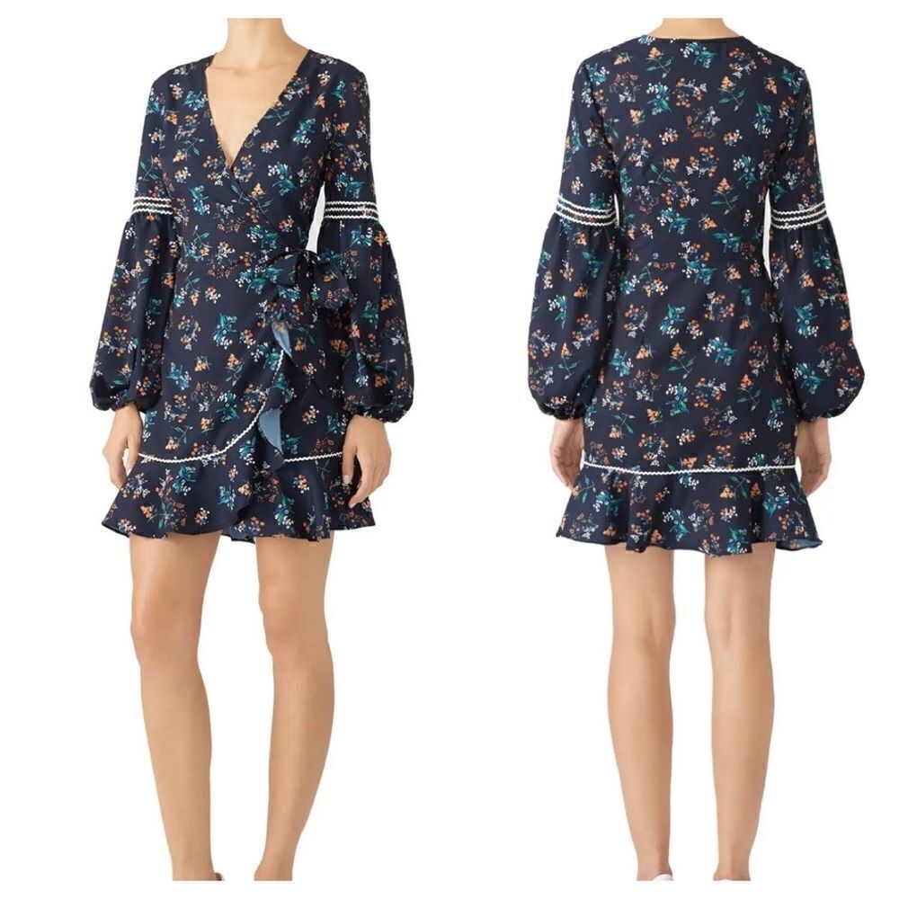 The Fifth Label Skyward Wrap Floral Dress